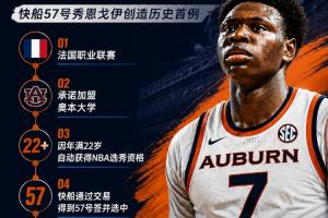 NBA历史首例！快船57号秀为何能一边当二轮秀一边读大学？