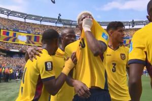 首球！厄瓜多尔本届世界杯40脚射门1进球 面VS德国首次射门即进球_免费直播入口_全场录像回放