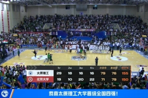 太理两回合总分155-150淘汰北大 段成果21分 邓奕豪空砍24+8-pc